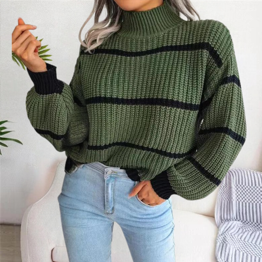 Sophie – Soft High-Neck Women’s Pullover